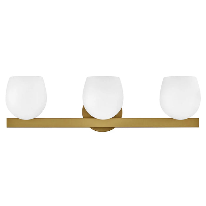 Hinkley 57023 Mae 3-lt 24" LED Vanity - Lacquered Brass