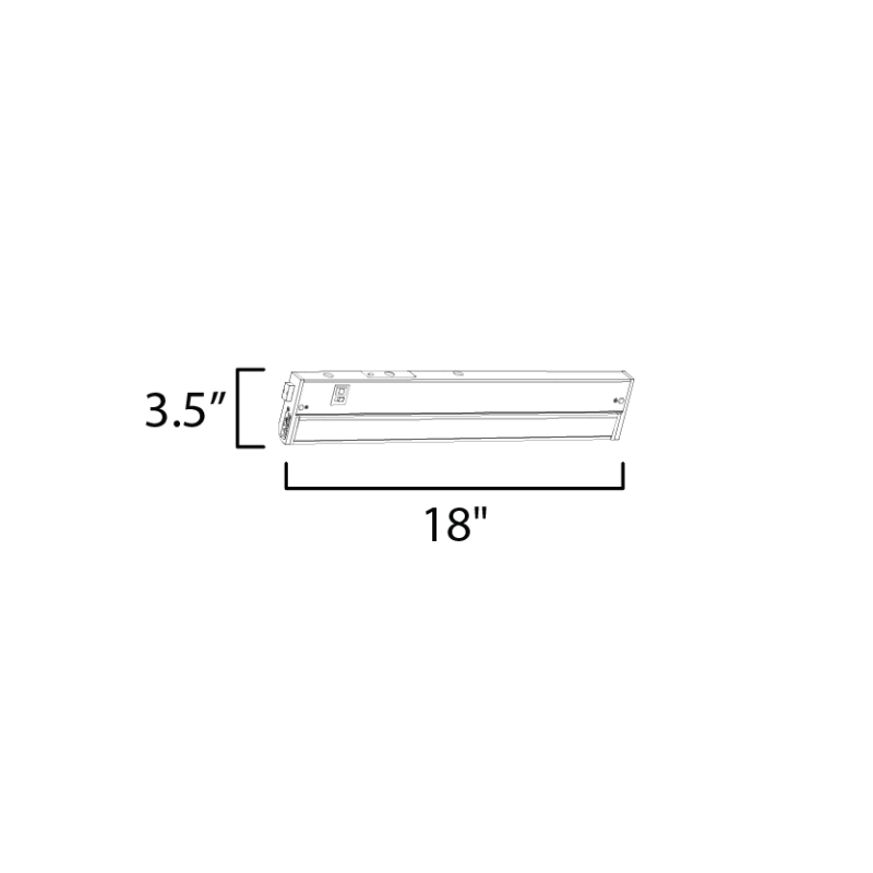 Maxim 89864 CounterMax 5K 18" LED Under Cabinet Light