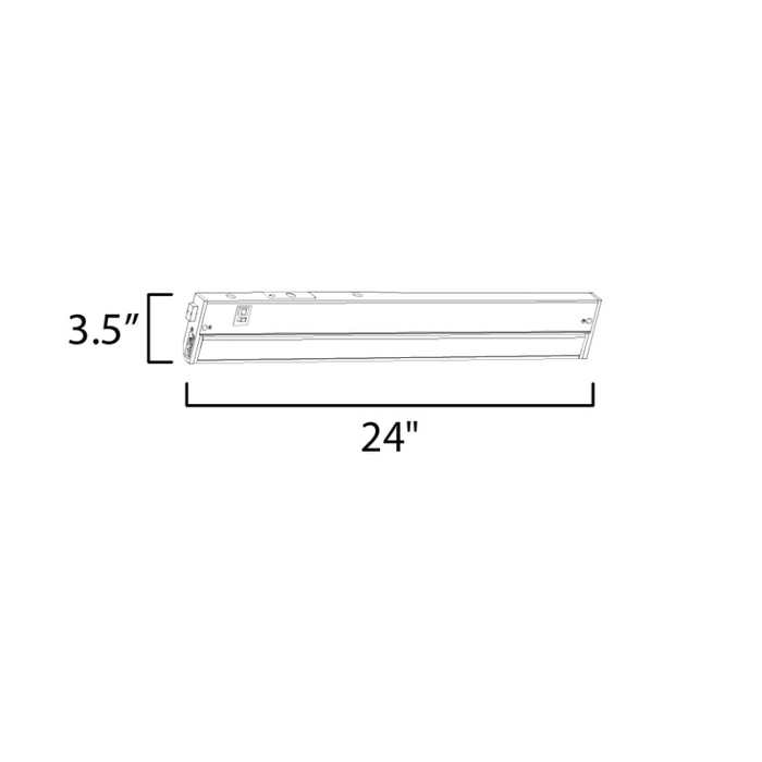 Maxim 89865 CounterMax 5K 24" LED Under Cabinet Light