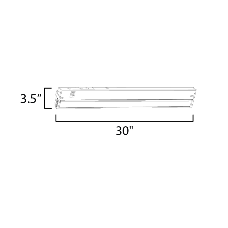 Maxim 89866 CounterMax 5K 30" LED Under Cabinet Light