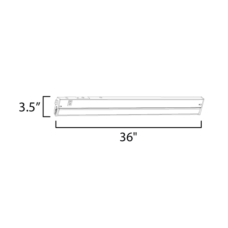 Maxim 89867 CounterMax 5K 36" LED Under Cabinet Light