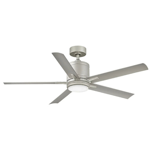 Hinkley 907052 Vail 52" Indoor/Outdoor Smart Ceiling Fan with LED Light Kit - Brushed Nickel
