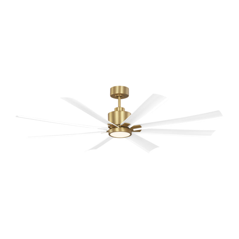 Generation 8FLSM65 Flera 65" Ceiling Fan with LED Light Kit - Brushed Brass