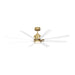 Generation 8FLSM65 Flera 65" Ceiling Fan with LED Light Kit - Brushed Brass