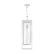 Hinkley 1006 Republic 1-lt 9" LED Hanging Lantern - Textured White