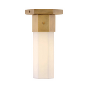 Hinkley 46992 Facet 1-lt 5" LED Flush Mount - Heritage Brass