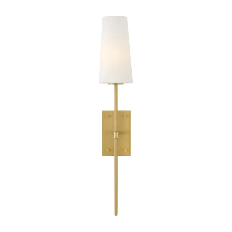 Hinkley 46951 Saunders 1-lt 30" Tall LED Wall Sconce - Lacquered Brass 