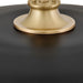 Hinkley 48165 Sadie 1-lt 24" LED Chandelier - Lacquered Brass/Black