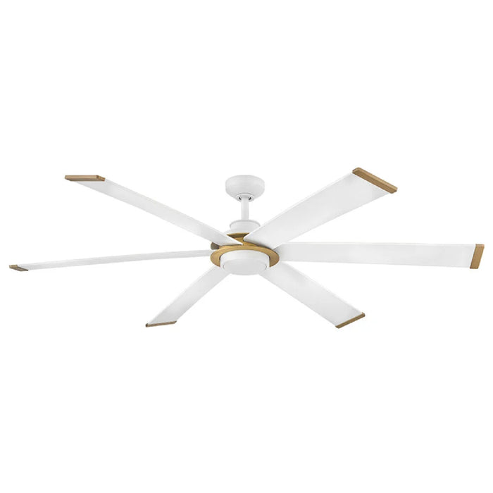 Hinkley 906964 Andros 64" Indoor/Outdoor Smart Ceiling Fan with LED Light Kit - Matte White