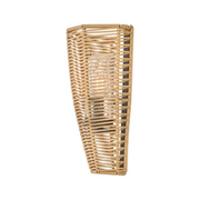 Hinkley 10380 Luca 1-lt 12" Tall LED Outdoor Wall Sconce - Black/Camel