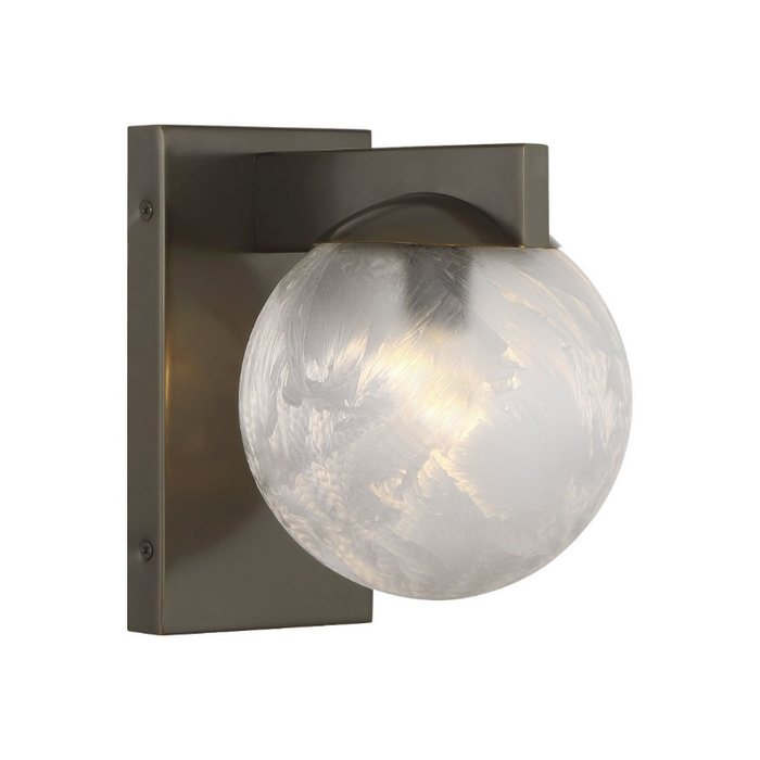 Savoy House 9-1017-1 Darien 1-lt 8" Tall Wall Sconce - Mediterranean Bronze