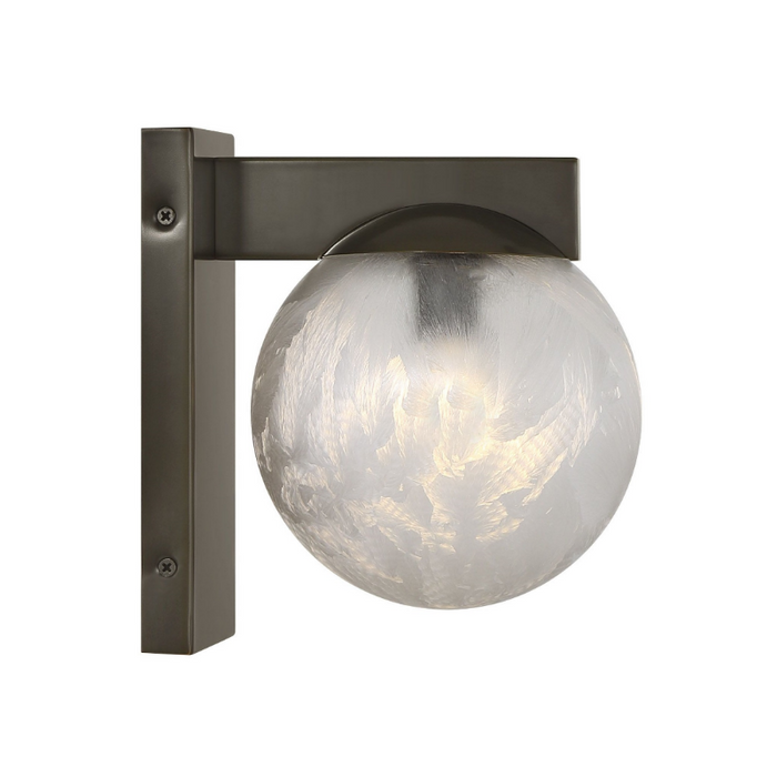 Savoy House 9-1017-1 Darien 1-lt 8" Tall Wall Sconce - Mediterranean Bronze