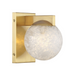 Savoy House 9-1017-1 Darien 1-lt 8" Tall Wall Sconce - Warm Brass