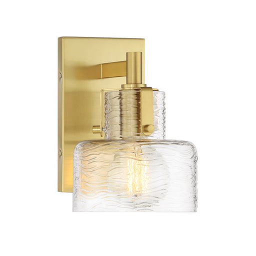 Savoy House 9-1030-1 Dover 1-lt 9" Tall Wall Sconce - Warm Brass