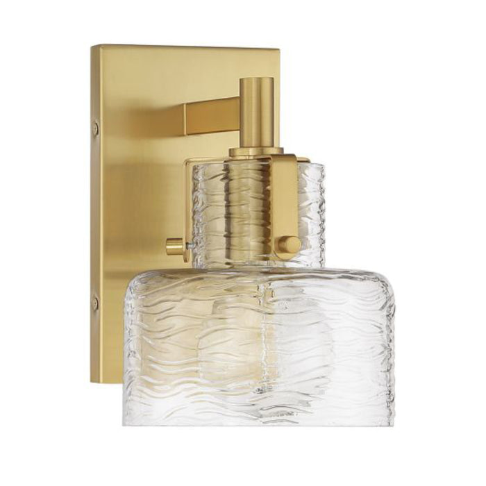 Savoy House 9-1030-1 Dover 1-lt 9" Tall Wall Sconce - Warm Brass