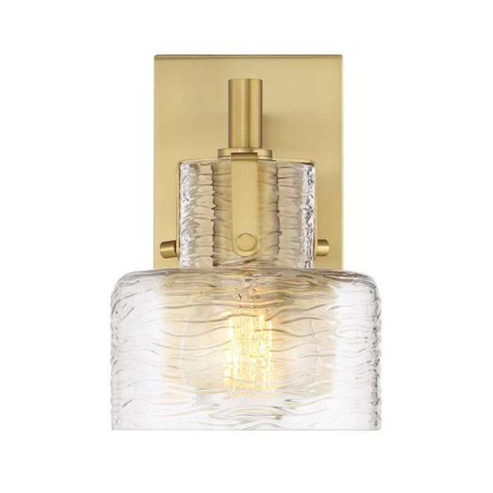 Savoy House 9-1030-1 Dover 1-lt 9" Tall Wall Sconce - Warm Brass
