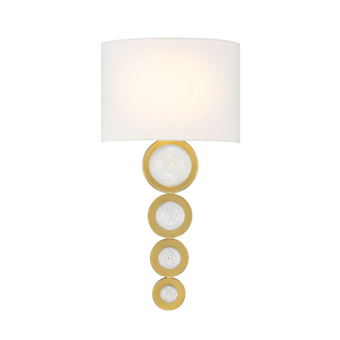 Savoy House 9-1032-1 Marseille 1-lt 18" Tall LED Wall Sconce - Warm Brass