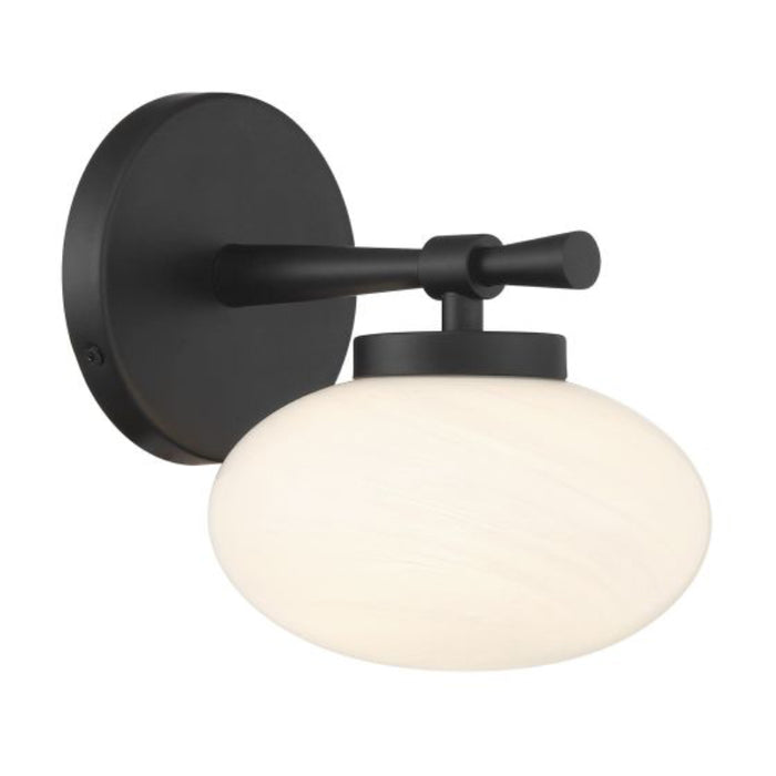Savoy House 9-1050-1 Barrow 1-lt 8" Tall Wall Sconce - Matte Black
