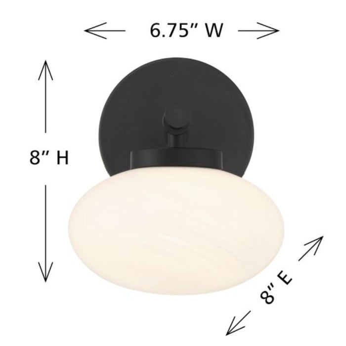 Savoy House 9-1050-1 Barrow 1-lt 8" Tall Wall Sconce