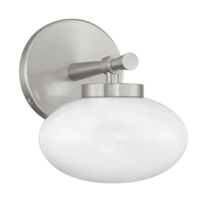 Savoy House 9-1050-1 Barrow 1-lt 8" Tall Wall Sconce - Satin Nickel