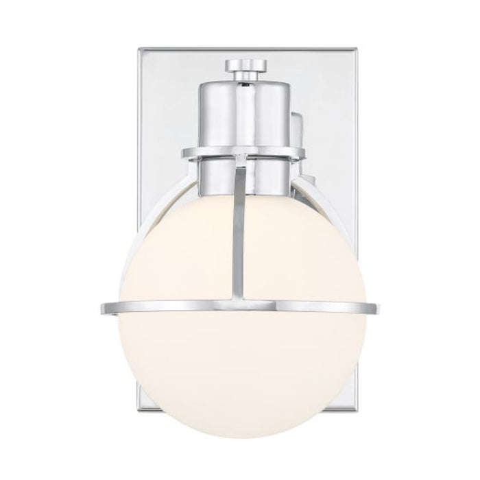 Savoy House 9-1060-1 Pierce 1-lt 9" Tall Wall Sconce - Chrome