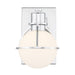 Savoy House 9-1060-1 Pierce 1-lt 9" Tall Wall Sconce - Chrome
