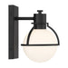 Savoy House 9-1060-1 Pierce 1-lt 9" Tall Wall Sconce - Matte Black
