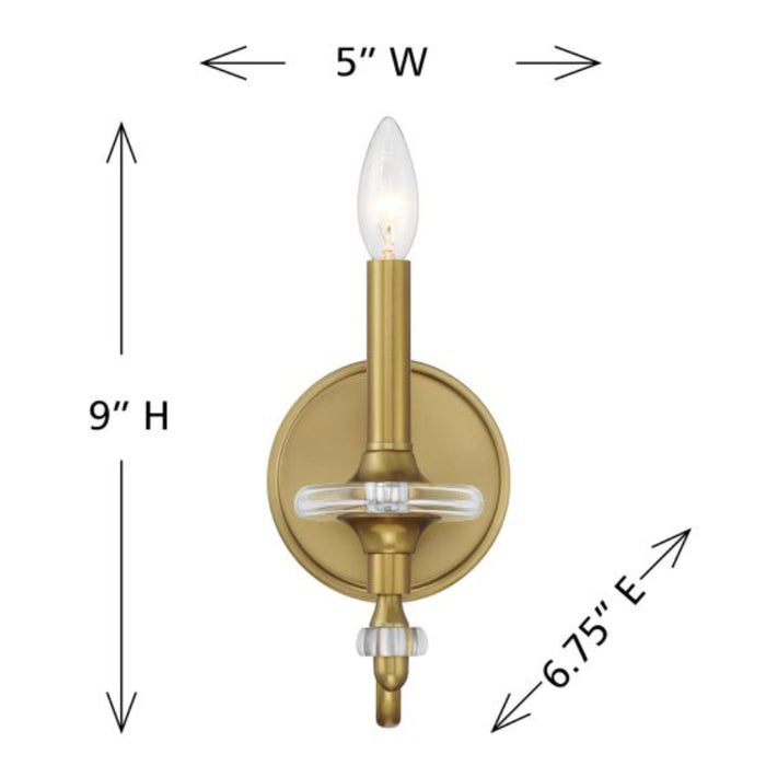 Savoy House 9-1360-1 Champlain 1-lt 9" Tall Wall Sconce