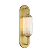 Savoy House 9-3024-1 Holton 1-lt 18" Tall Wall Sconce - Warm Brass