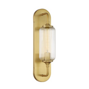 Savoy House 9-3024-1 Holton 1-lt 18" Tall Wall Sconce - Warm Brass