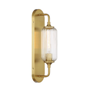 Savoy House 9-3024-1 Holton 1-lt 18" Tall Wall Sconce - Warm Brass