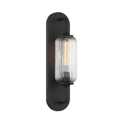 Savoy House 9-3024-1 Holton 1-lt 18" Tall Wall Sconce - Matte Black