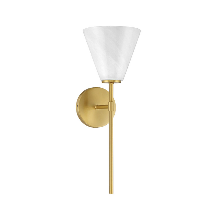 Savoy House 9-4010-1 Blair 1-lt 18" Tall Wall Sconce - Warm Brass