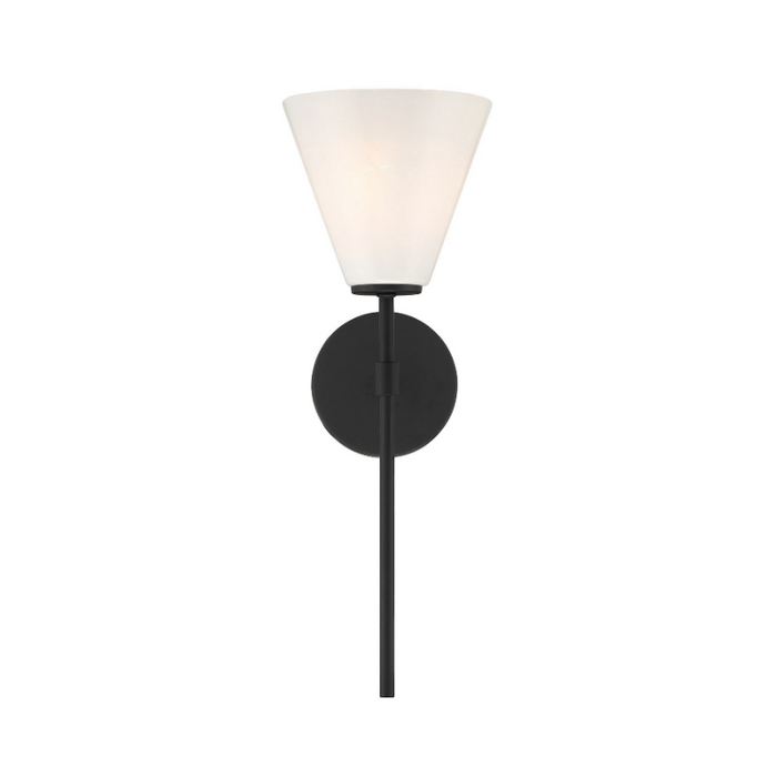 Savoy House 9-4010-1 Blair 1-lt 18" Tall Wall Sconce - Matte Black