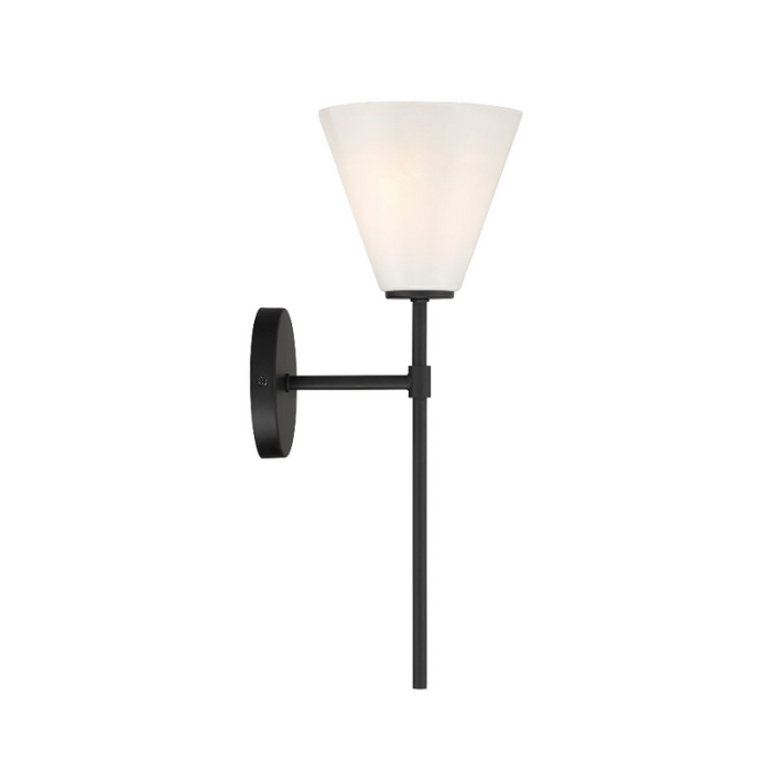 Savoy House 9-4010-1 Blair 1-lt 18" Tall Wall Sconce - Matte Black