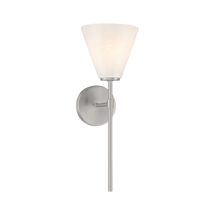 Savoy House 9-4010-1 Blair 1-lt 18" Tall Wall Sconce - Satin Nickel