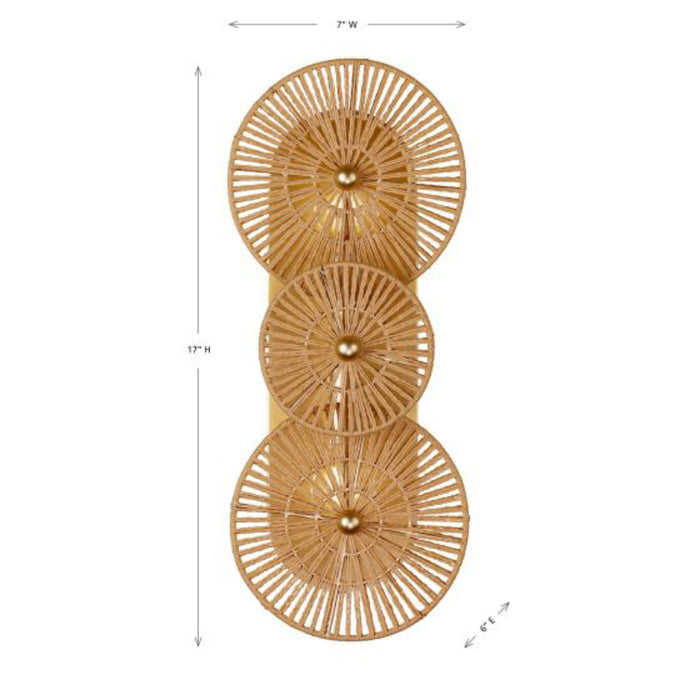 Savoy House 9-6382-2-60 Abbott 2-lt 17" Tall Wall Sconce