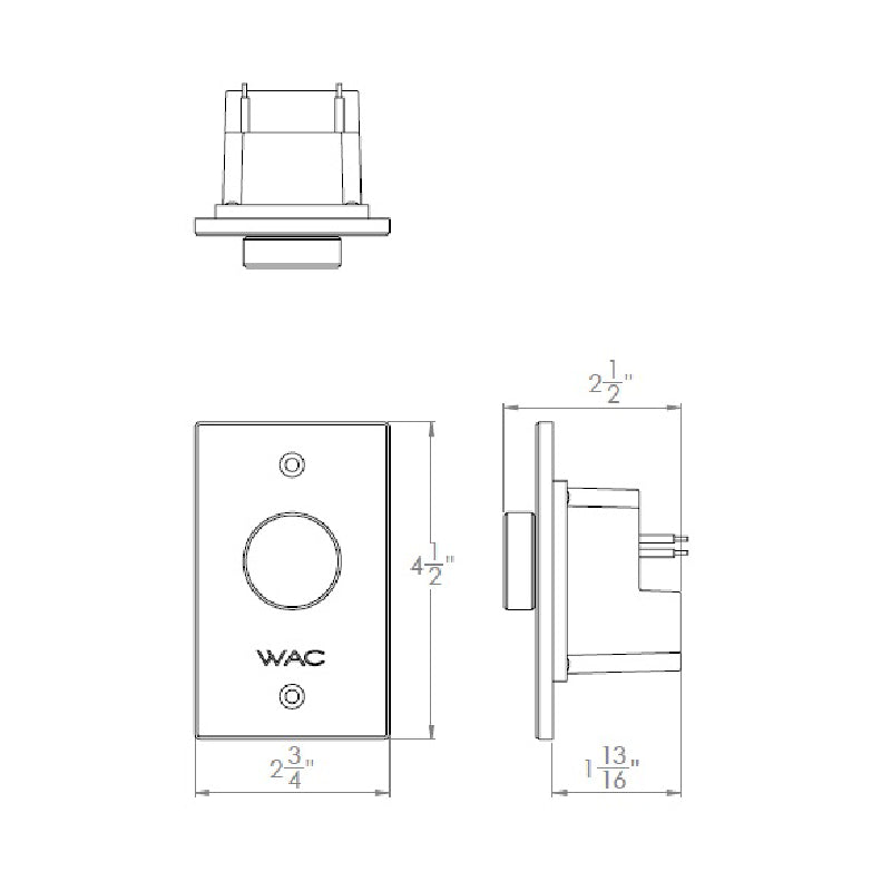 WAC 9000-MLV 12VAC MLV Dimmer External Low Voltage Dimmer