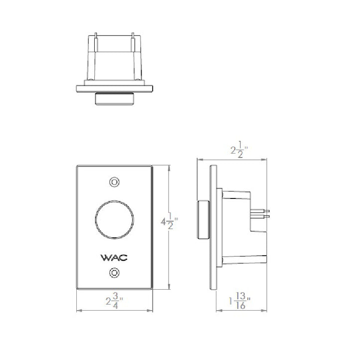 WAC 9000-MLV 12VAC MLV Dimmer External Low Voltage Dimmer