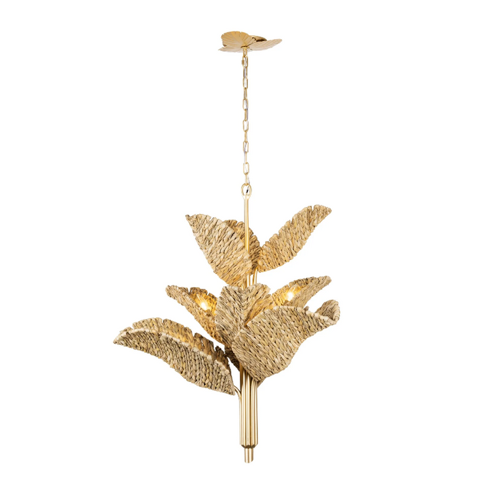 Varaluz 901C09 Banana Leaf 9-lt 37" Chandelier