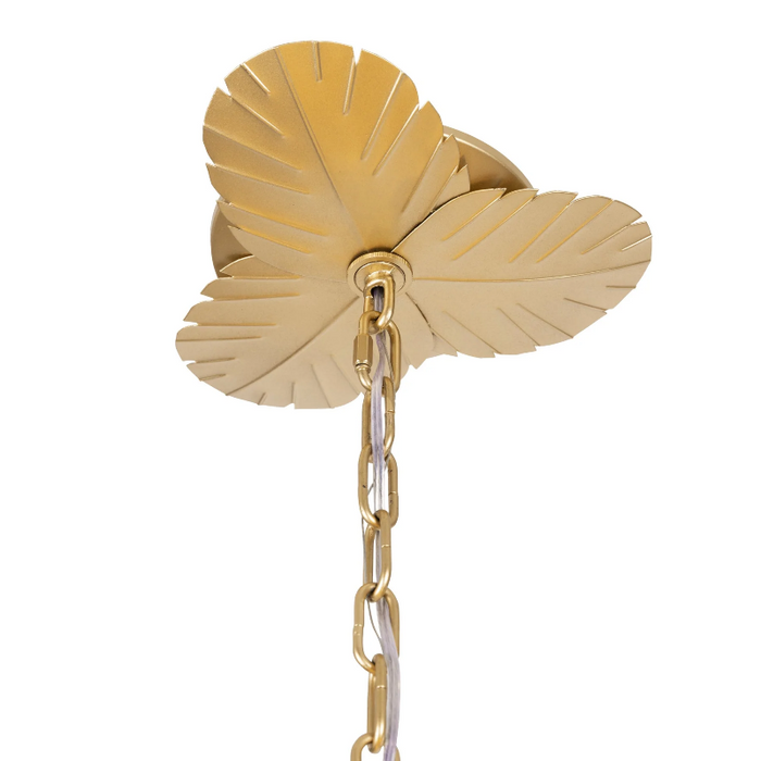 Varaluz 901C09 Banana Leaf 9-lt 37" Chandelier