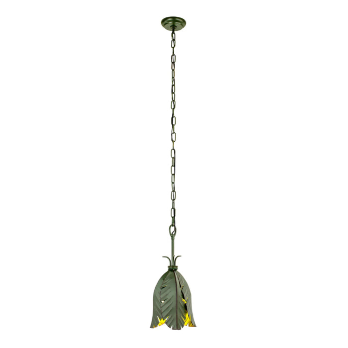 Varaluz 901M01 Banana Leaf 1-lt 9" Pendant