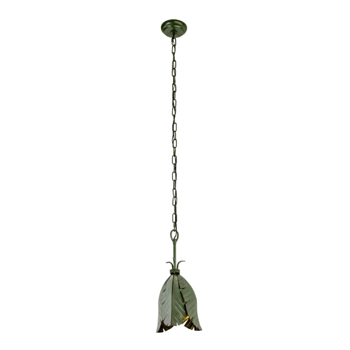 Varaluz 901M01 Banana Leaf 1-lt 9" Pendant