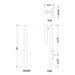 Hudson Valley 9022 Circleville 1-lt 22" Tall LED Wall Sconce