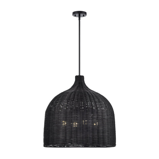 Millennium 9027 Elise 4-lt 24" Pendant - Matte Black