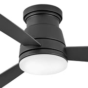 Hinkley 902752F Trey 52" Outdoor Ceiling Fan with LED Light Kit - Matte Black