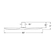 Hinkley 903460F Swell Flush 60" Ceiling Fan