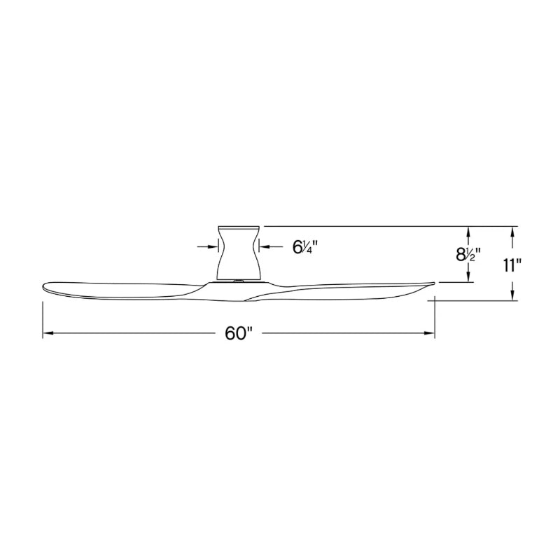 Hinkley 903460F Swell Flush 60" Ceiling Fan