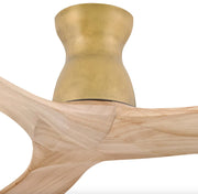 Hinkley 903460F Swell Flush 60" Ceiling Fan - Heritage Brass