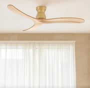 Hinkley 903460F Swell Flush 60" Ceiling Fan - Heritage Brass